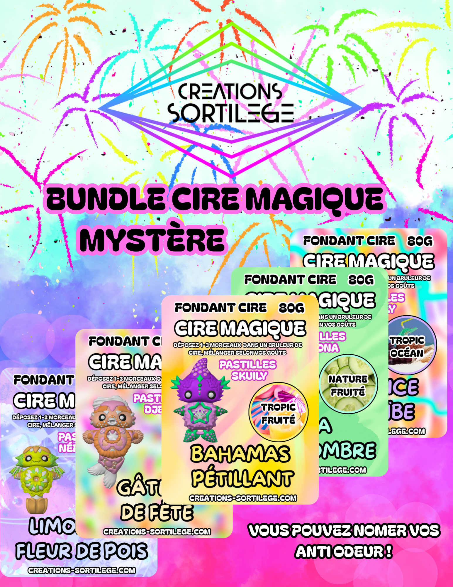 Bundle Cire Magique Mystère Créations Sortilege