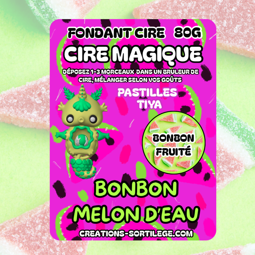 Cire Magique Étoile - Bonbon Melon D’eau - Précommande
