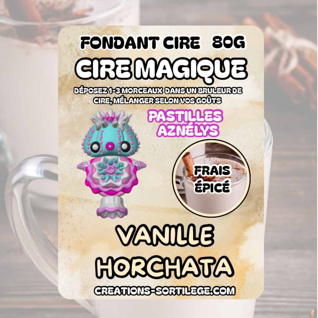 Cire Magique Étoile - Vanille Horchata - Précommande