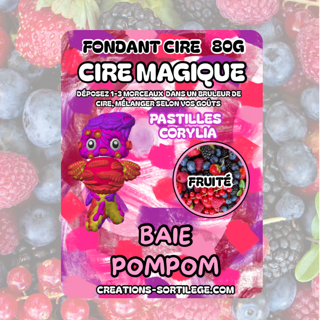 Cire Magique Étoile - Baie Pompom - Précommande