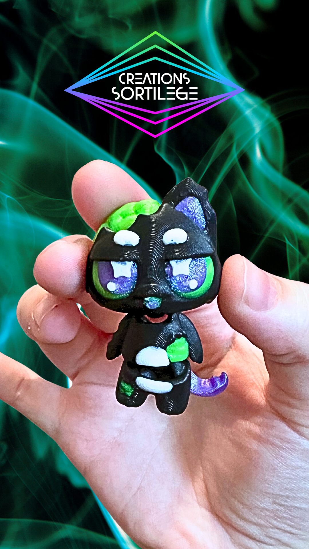 Chat Zombie - Petit - Slime Witchy