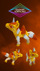 Alicorn Pegas - Candy Corn Luxe Imp Créations Sortilege