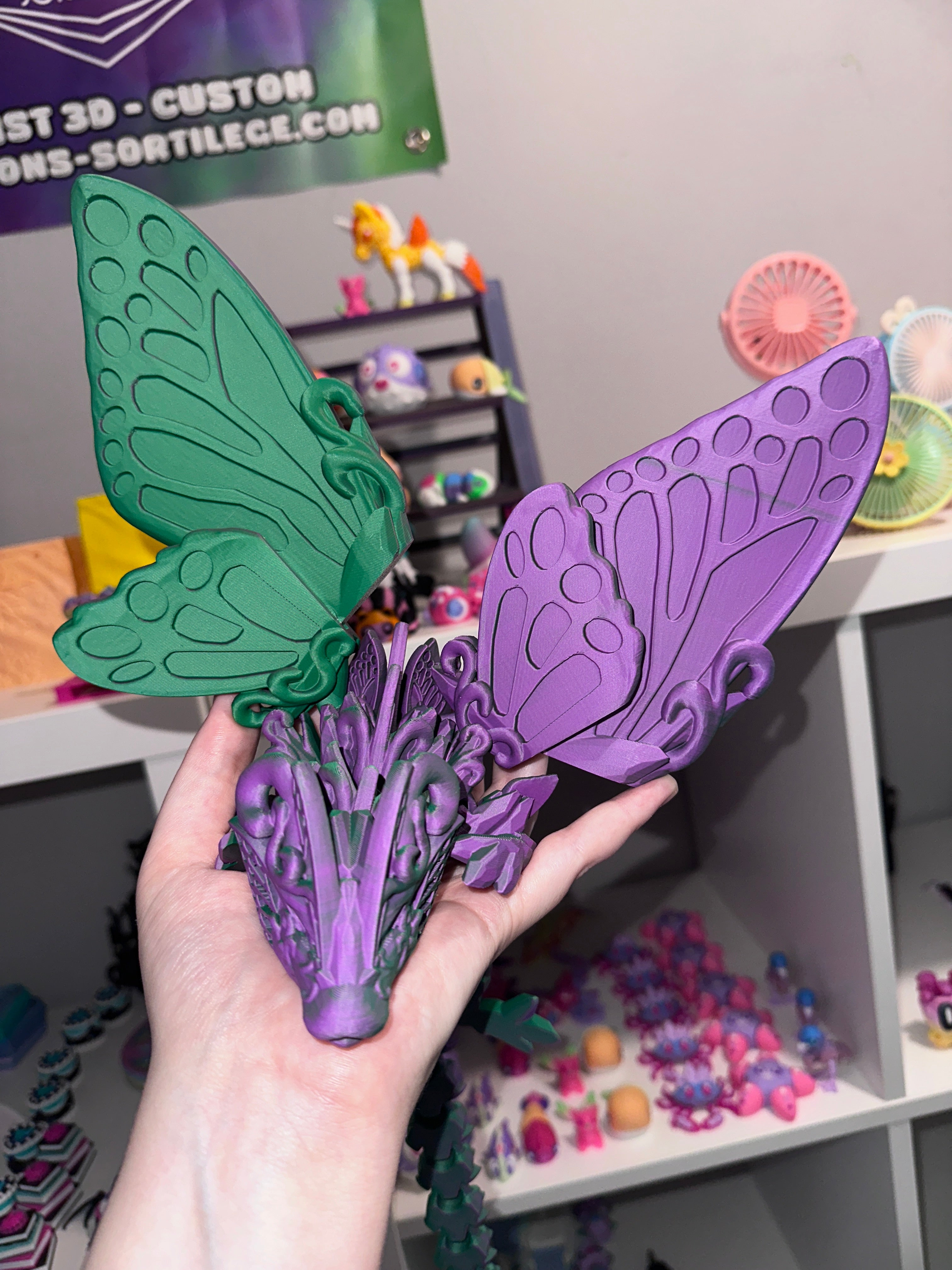 Dragon Papillon - XL - Witchy Rare Créations Sortilege
