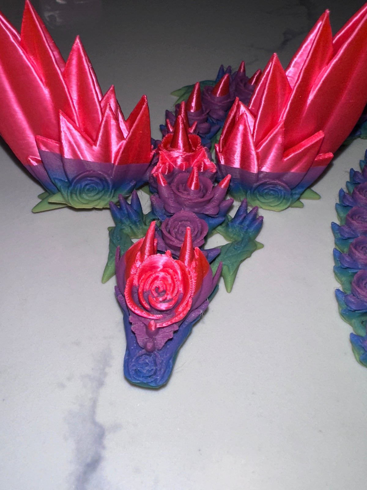 Dragon Roses Long 6" - Imp - Semis Flush Créations Sortilege