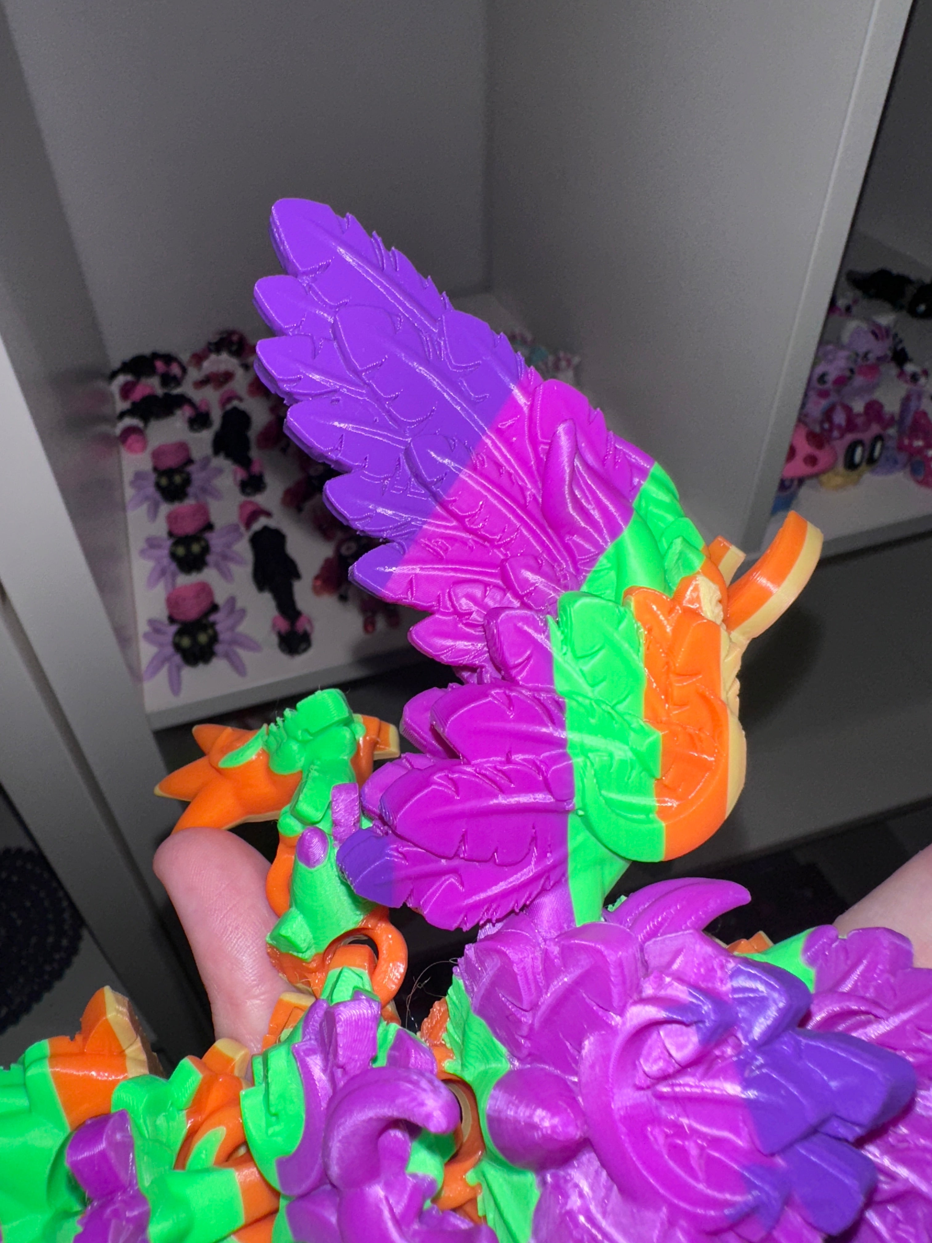 Bébé Dragon Luna - Grand - Semis Flush Créations Sortilege