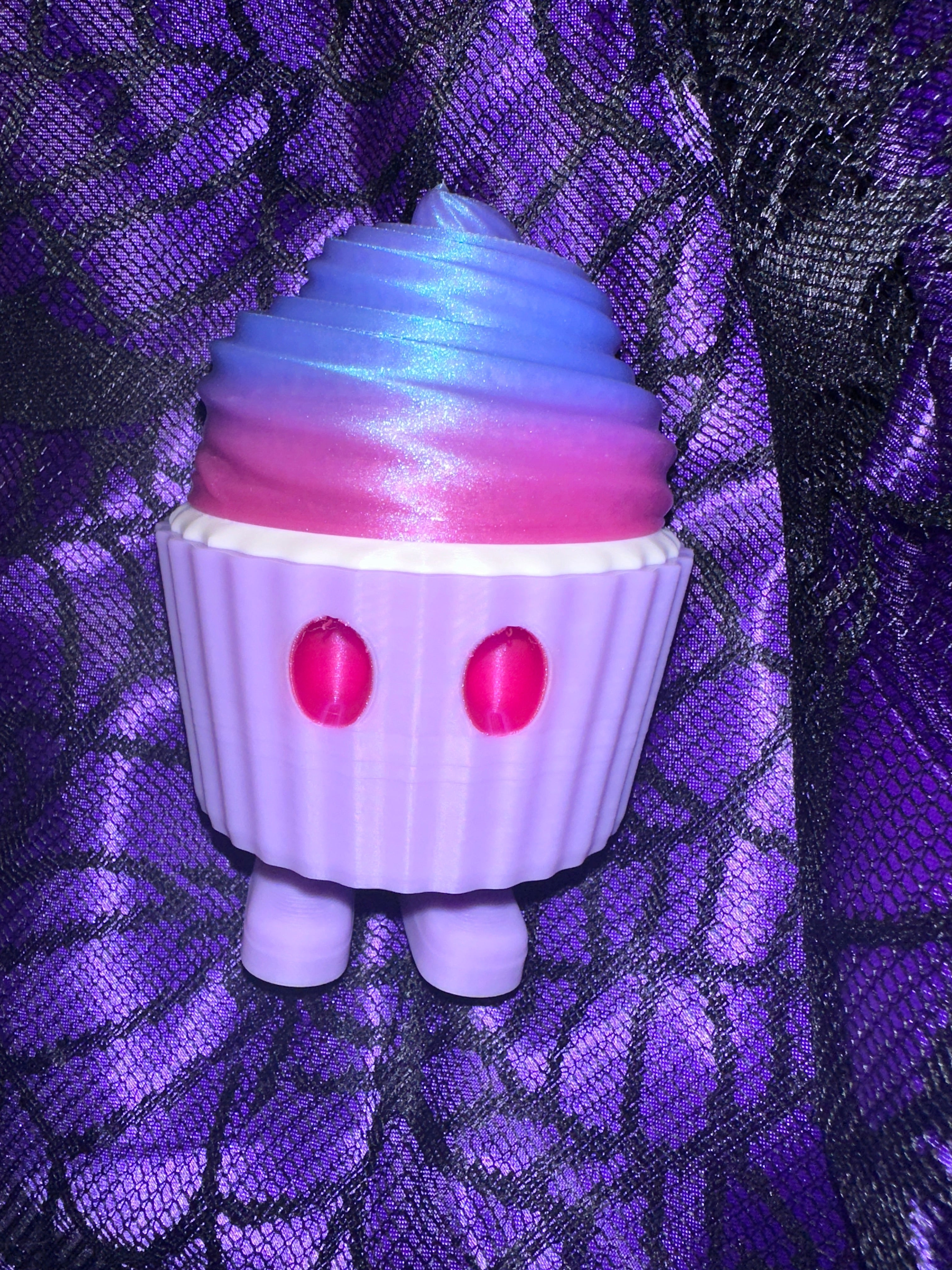 Cupcake Licorne Glitter Sur Jambe - Géant - Ultra Luxe Créations Sortilege