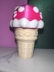 Clickers Cornet Crème Glacée Chat - Luxe Girly Pop Glitter