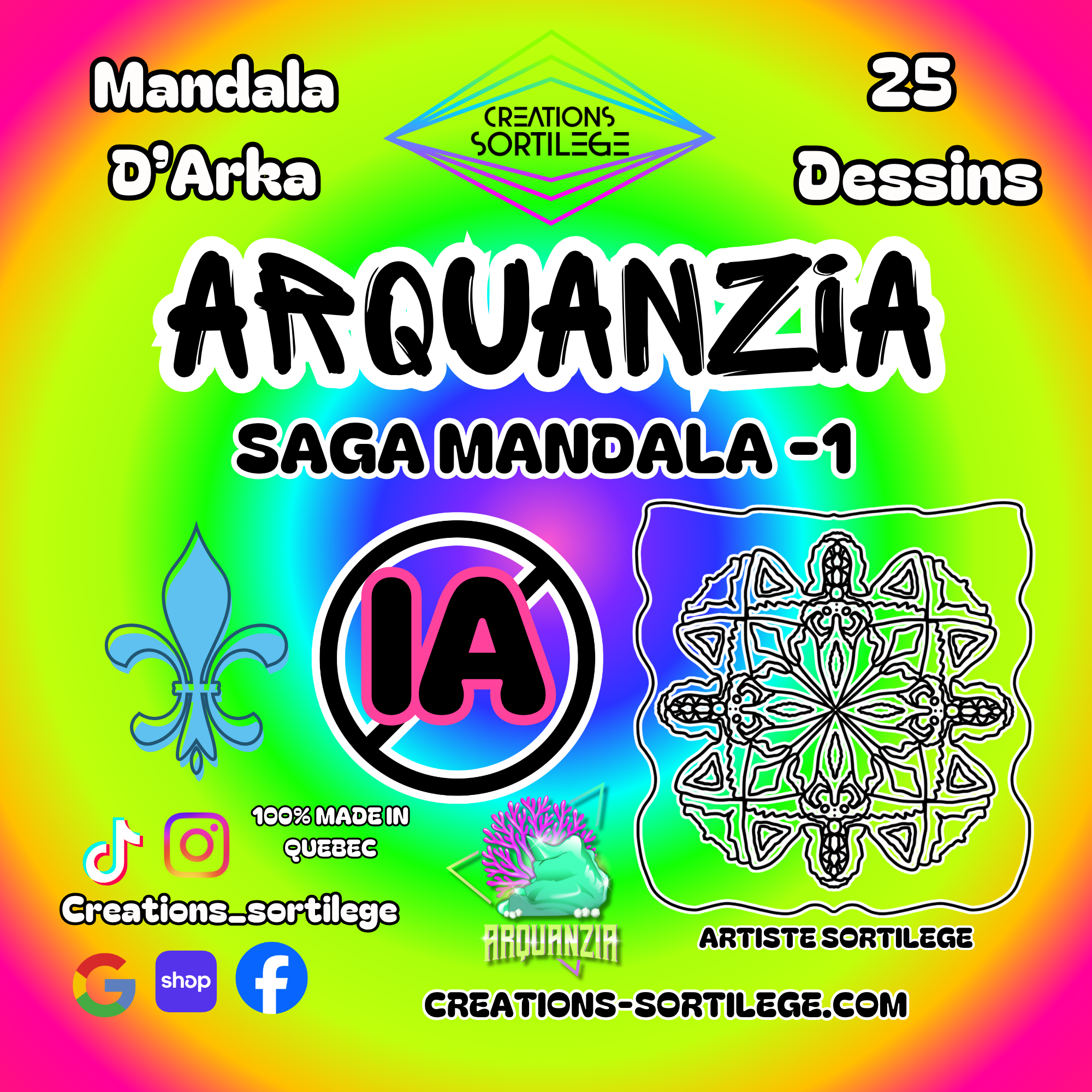 Saga Mandala - 1 - Mandala Mania - Précommande Créations Sortilege
