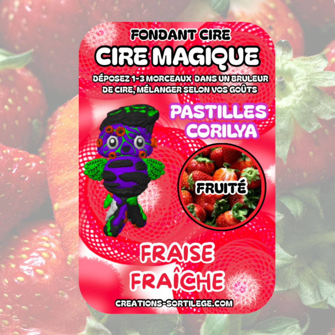 Cire Magique - Micro Collection Rouge Fruité Créations Sortilege