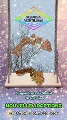Dragon Bretzels Glacial - Grand - Imp Créations Sortilege