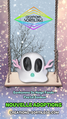 Bonhomme De Neige Fondu - Pastel Bonbon Créations Sortilege