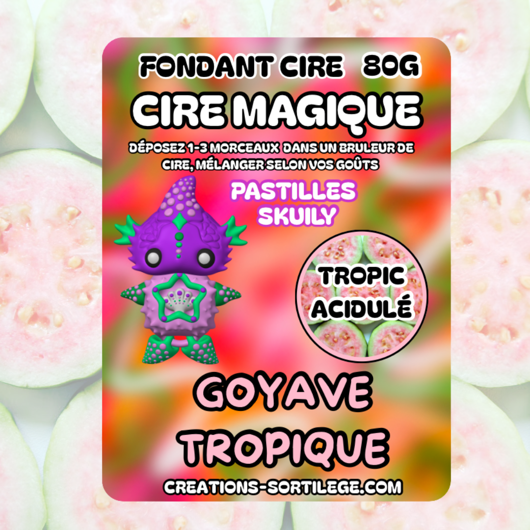 Cire Magique Étoile - Goyave Tropique - Précommande Créations Sortilege