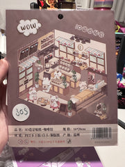 305. Scène Rêvélia - XL- Café Brûlerie Grande Pattes! Créations Sortilege