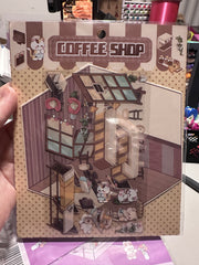 305. Scène Rêvélia - XL- Café Brûlerie Grande Pattes! Créations Sortilege