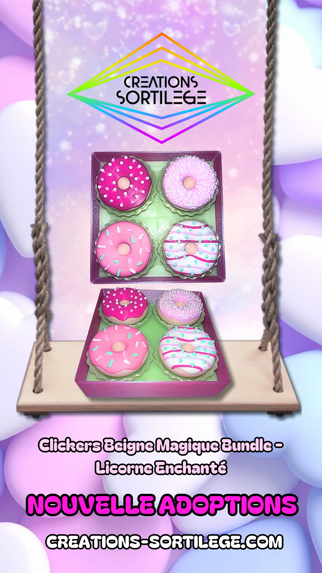 Clickers Beigne Magique Bundle - Licorne Enchanté Créations Sortilege