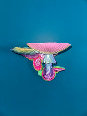 Support Mural Champignons - XL - Néon Éclatant Créations Sortilege