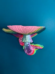 Support Mural Champignons - XL - Néon Éclatant Créations Sortilege