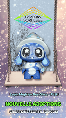 Lapin Magicien Des Glace - Petit Créations Sortilege