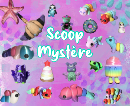 Nos Scoop Mystère De Mini 3D Créations Sortilege