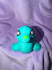 Phoque Joueur - Grand - Turquoise - imp - mauvais paramètre Créations Sortilege