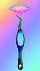 Pinces Avec Ouverture Inversée - Ergonomiques - Courbées - Holographique Créations Sortilege