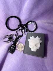 Porte Clef - Livre Dragon Noir Créations Sortilege