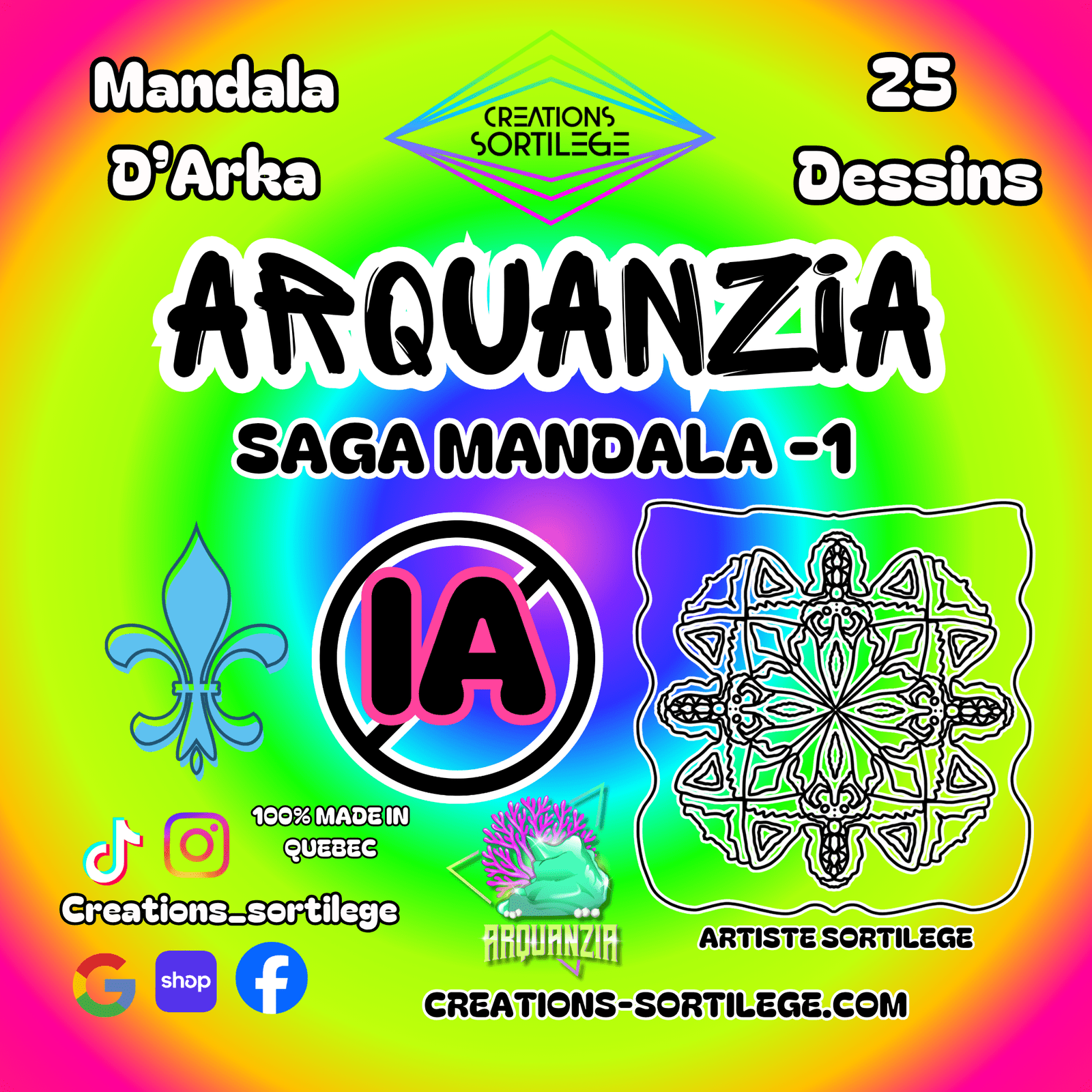 Saga Mandala - 1 - Mandala Mania - Précommande Créations Sortilege
