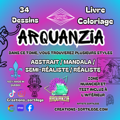 Saga Mandala & Réaliste - 1 - Arquanzia Créations Sortilege