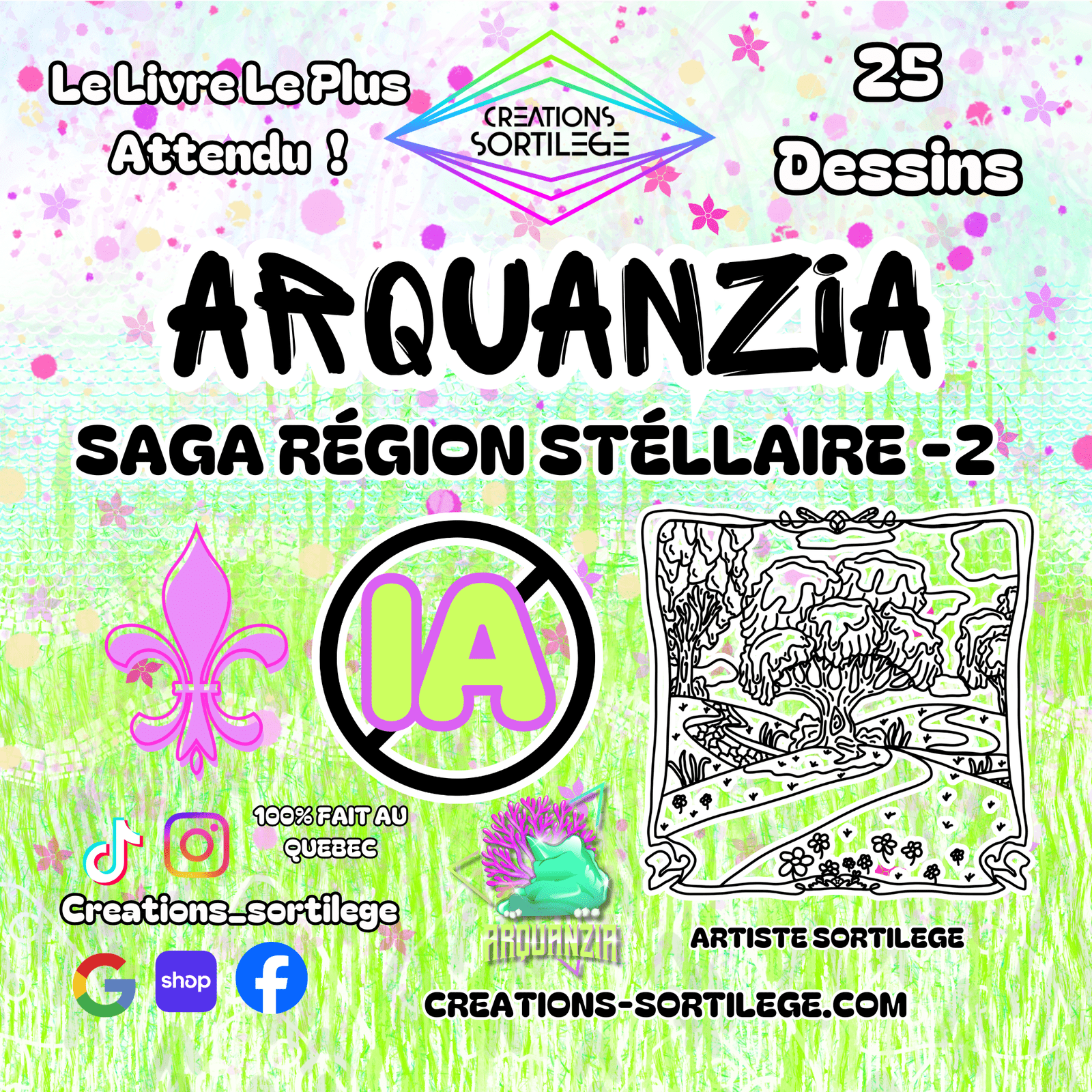 Saga Région Stellaire – 2 - La Où Les Pétales De Sporaka Vole - Précommande Créations Sortilege