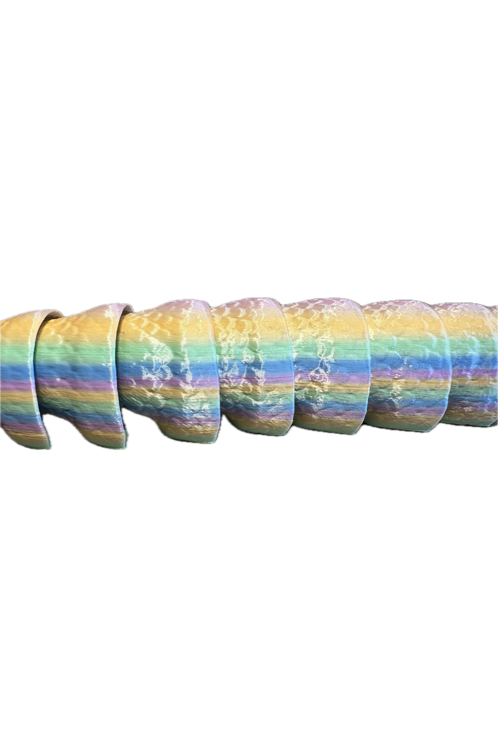 Serpent Joyeux 3D - Rainbow Silk Créations Sortilege