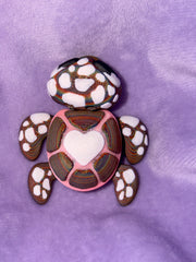Tortue Cœur - Petite - Psychédélique Bois Créations Sortilege