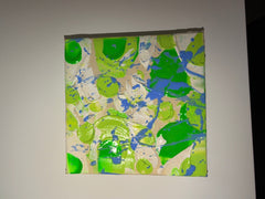 Vervetania - Œuvre Originale - Toile Acrylique Abstraite 4” & Sont Chevalet Assorti Créations Sortilege