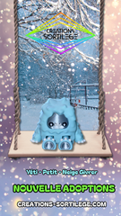 Yéti - Petit - Neige Givrer Créations Sortilege